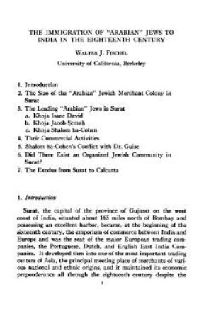 Kenneth X. Robbins and Rabbi Marvin Tokayer: Documentarians of Indian Jewish Life