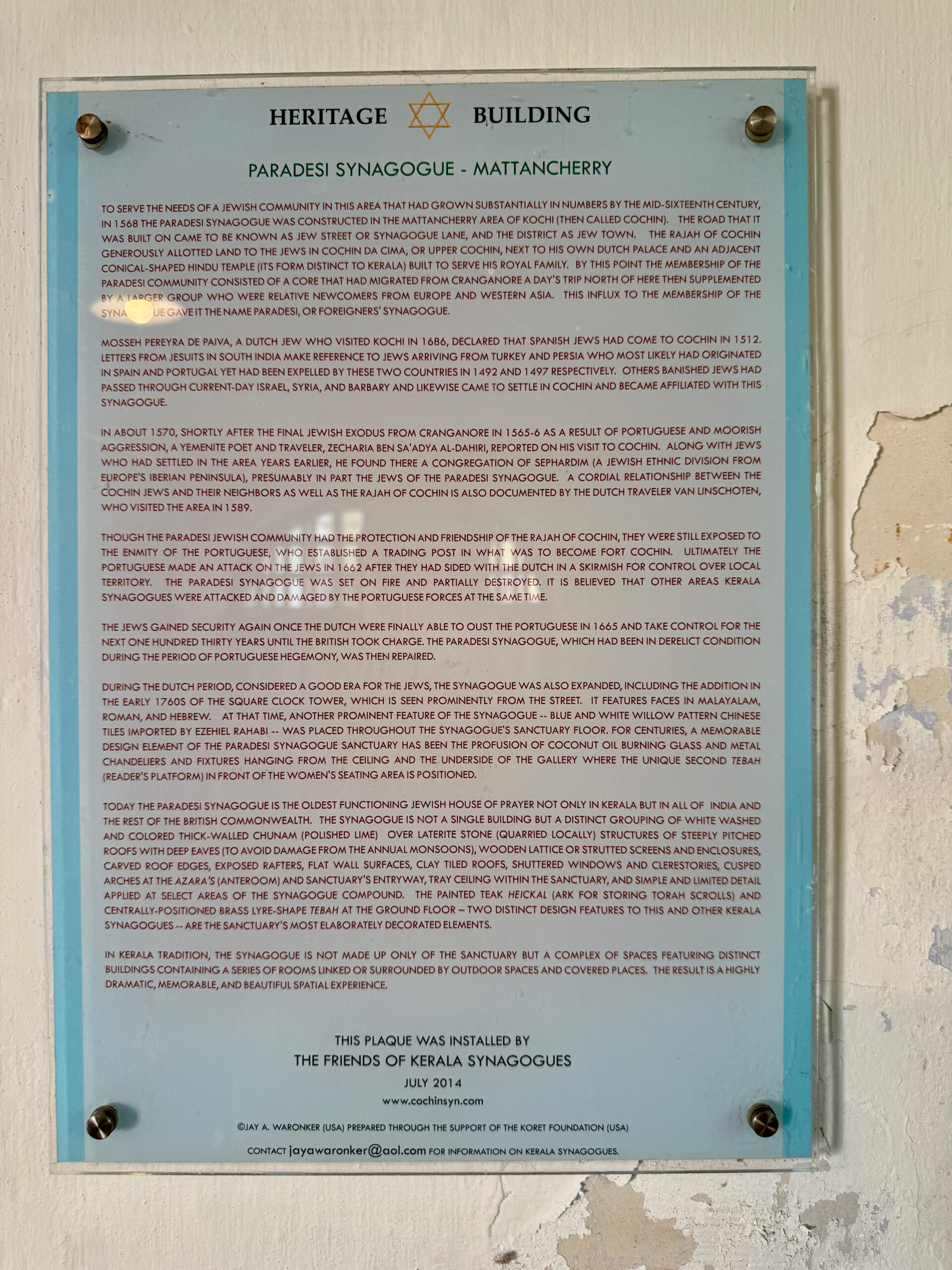 Cochin Jews: History and Heritage