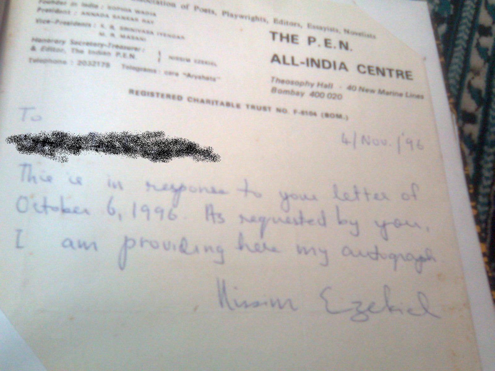Latter-Day Psalms: Nissim Ezekiel’s Sahitya Akademi-Winning Collection