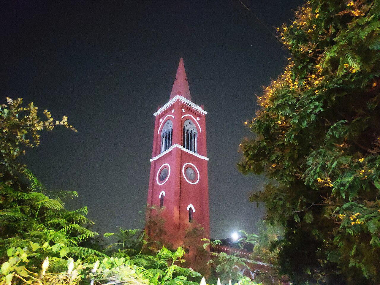 Ohel David Synagogue, the red-brick "Lal Deul" landmark in Pune, India